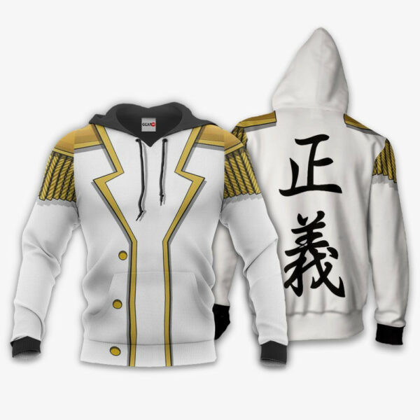 One Piece Smoker Marine Costume Anime 3k456 Cartoon 3d Hoodie Zip Hoodie 2905
