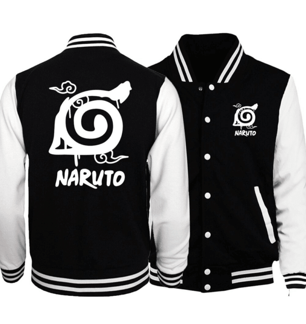 Naruto Konohagakure Symbol Naruto Anime Baseball Jacket 494