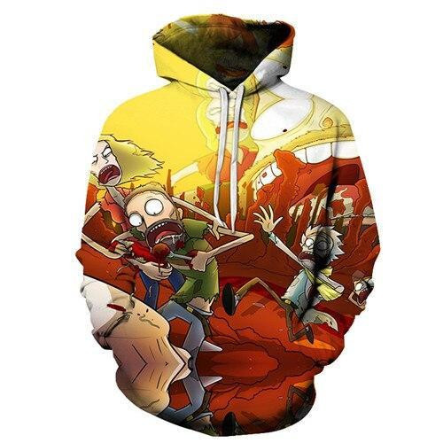 Rick And Morty 3D All Over Print Hoodie & Zip Hoodie