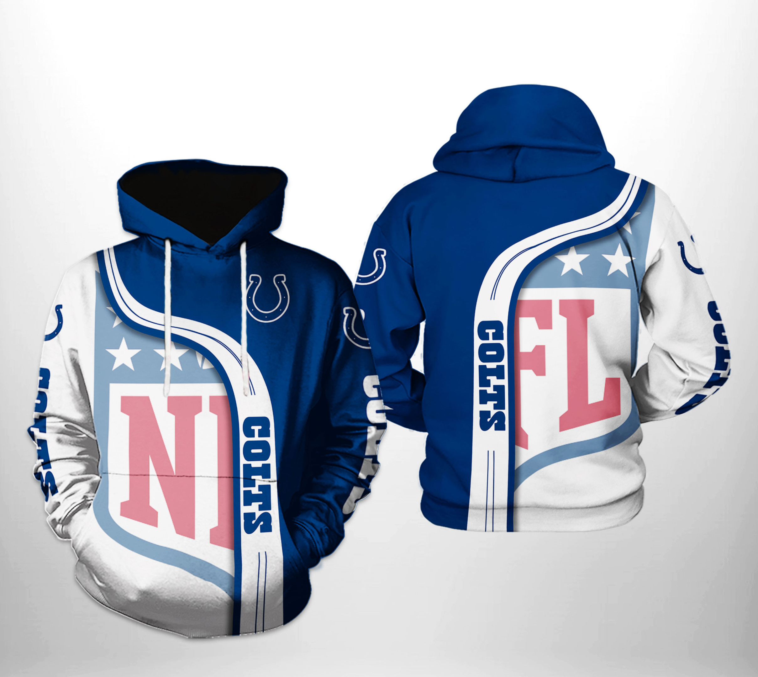 Indianapolis Colts Team 3D All Over Print Hoodie & Zip Hoodie