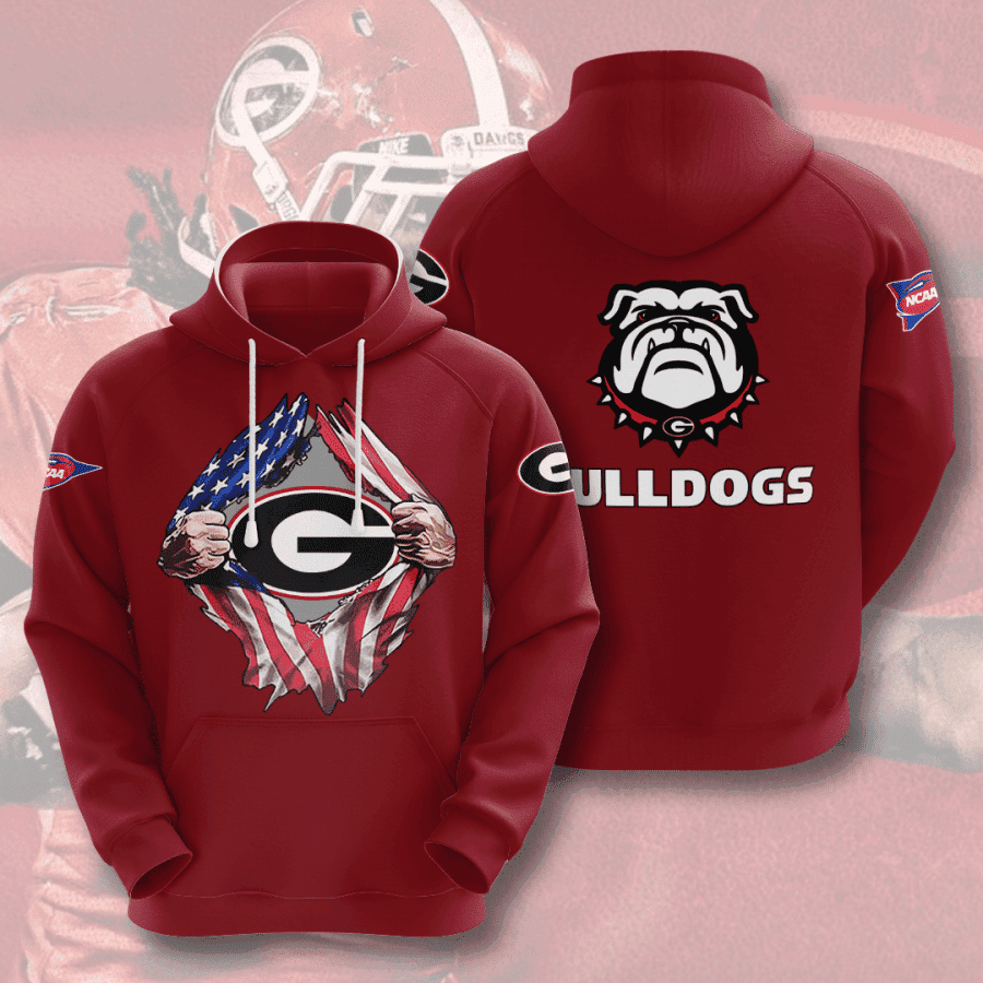 Georgia Bulldogs 3D All Over Print Hoodie & Zip Hoodie