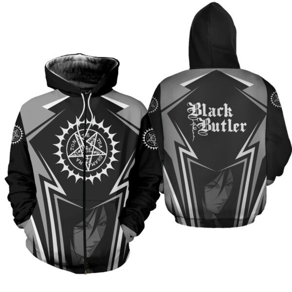Black Butler Kuroshitsuji Shirt Symbol Anime 2k869 Cartoon 3d Hoodie Zip Hoodie 1192