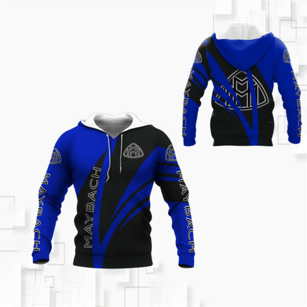 Maybach Shirt 1032, 3d Hoodie Zip Hoodie 14