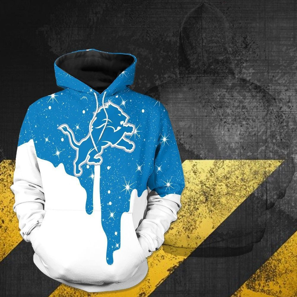 Personalized Detroit Lions 3D All Over Print Hoodie & Zip Hoodie