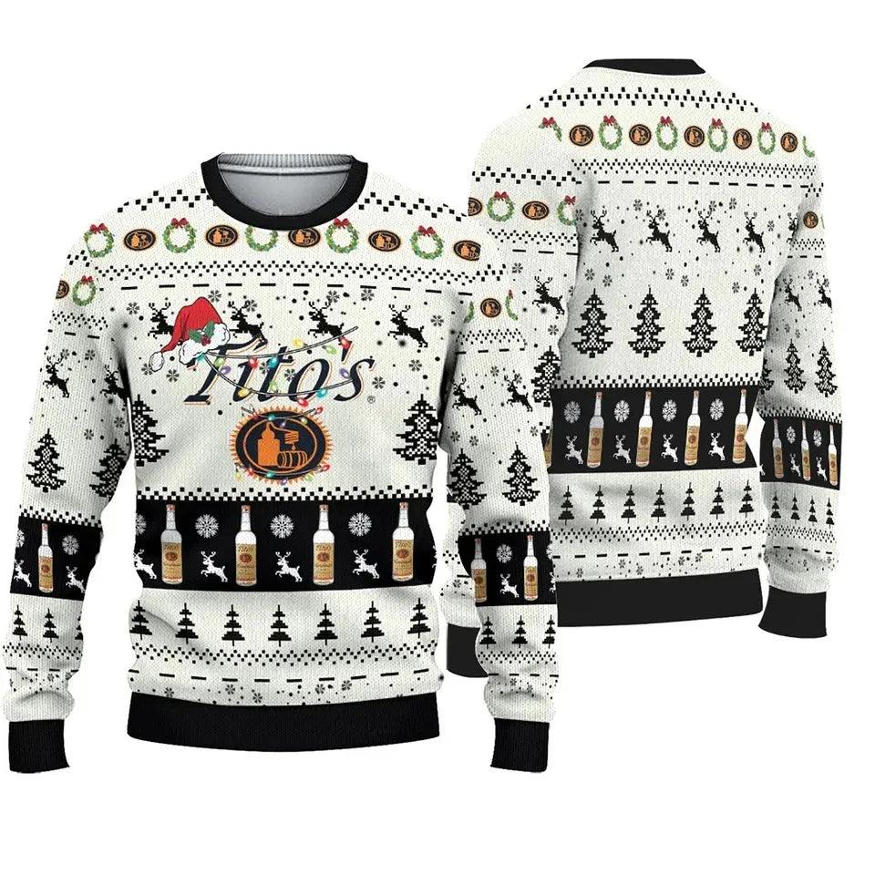 Tito’s Christmas Peaceful Night Ugly Christmas Sweater