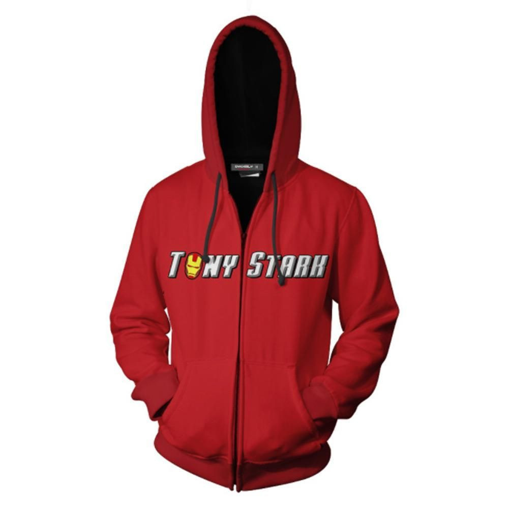 The Avengers Endgame Tony Stark Iron Man Jacket 3D All Over Print Hoodie & Zip Hoodie