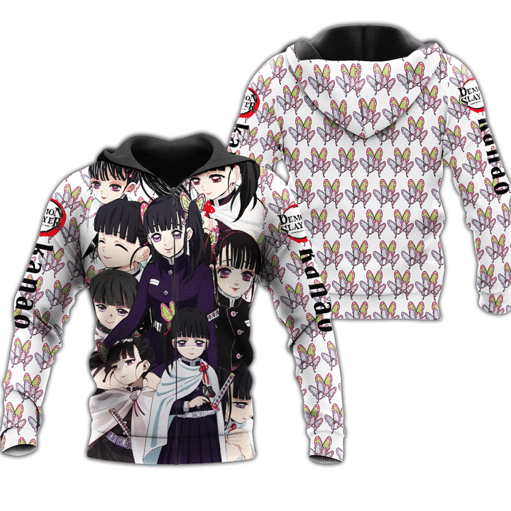 Kanao Tsuyuri Demon Slayers Kimetsu No Yaiba  3d Hoodie Zip Hoodie