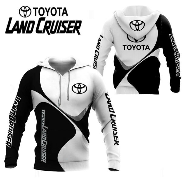 Toyota Land Cruiser Shirt 428, 3d Hoodie Zip Hoodie 2099