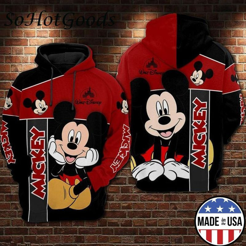 Mickey Full Printing Hoodie Walt Full Printing 3d Hoodie 319
