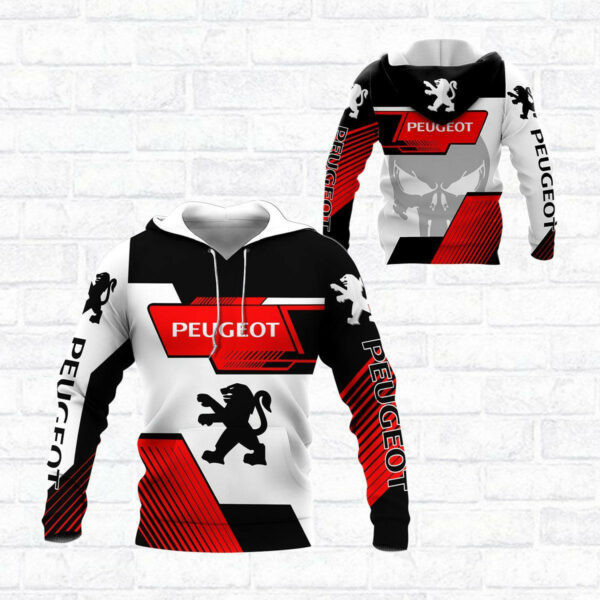 Peugeot Shirt 459, 3d Hoodie Zip Hoodie 2499