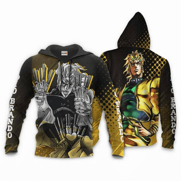 Dio Brando Jojo's Bizarre Adventure 3d Hoodie Zip Hoodie