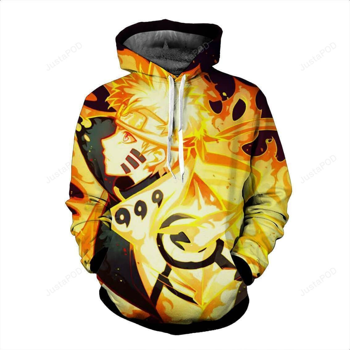 Naruto Sage Mode 3D All Over Print Hoodie & Zip Hoodie
