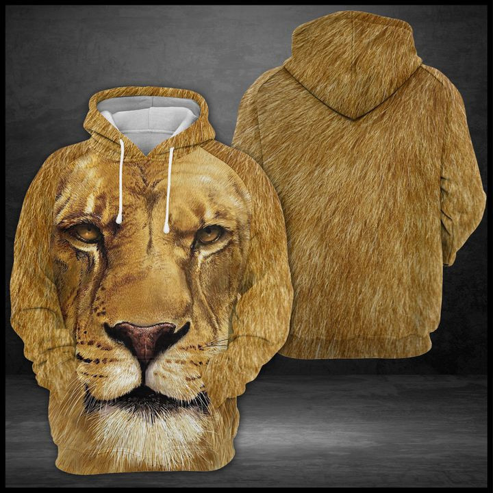 Lion Face 3D All Over Print Hoodie & Zip Hoodie