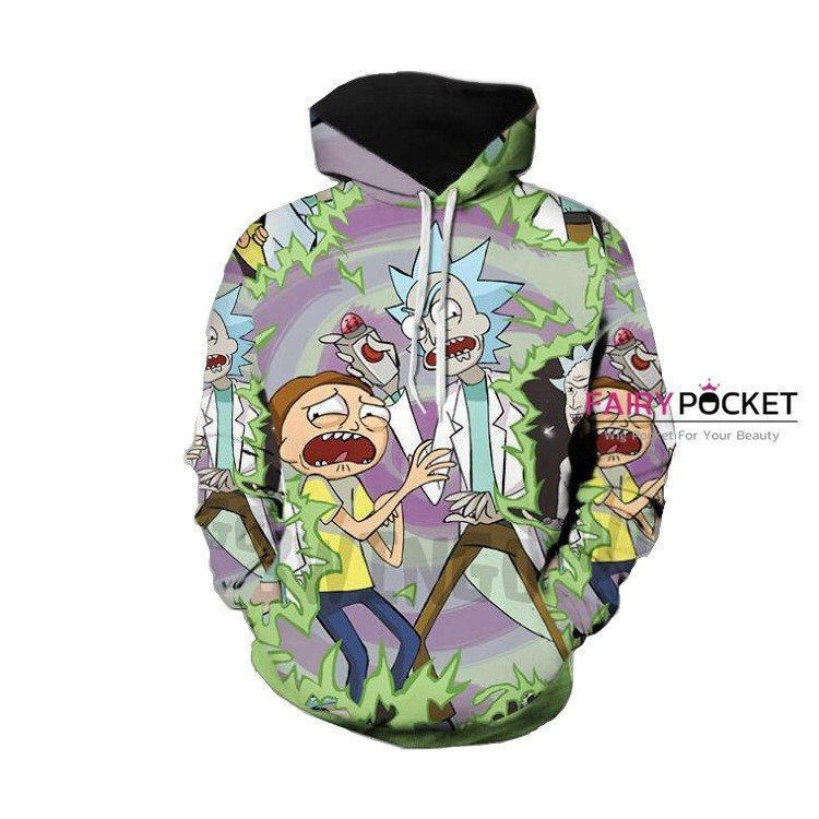 Rick and Morty 3D All Over Print Hoodie & Zip Hoodie