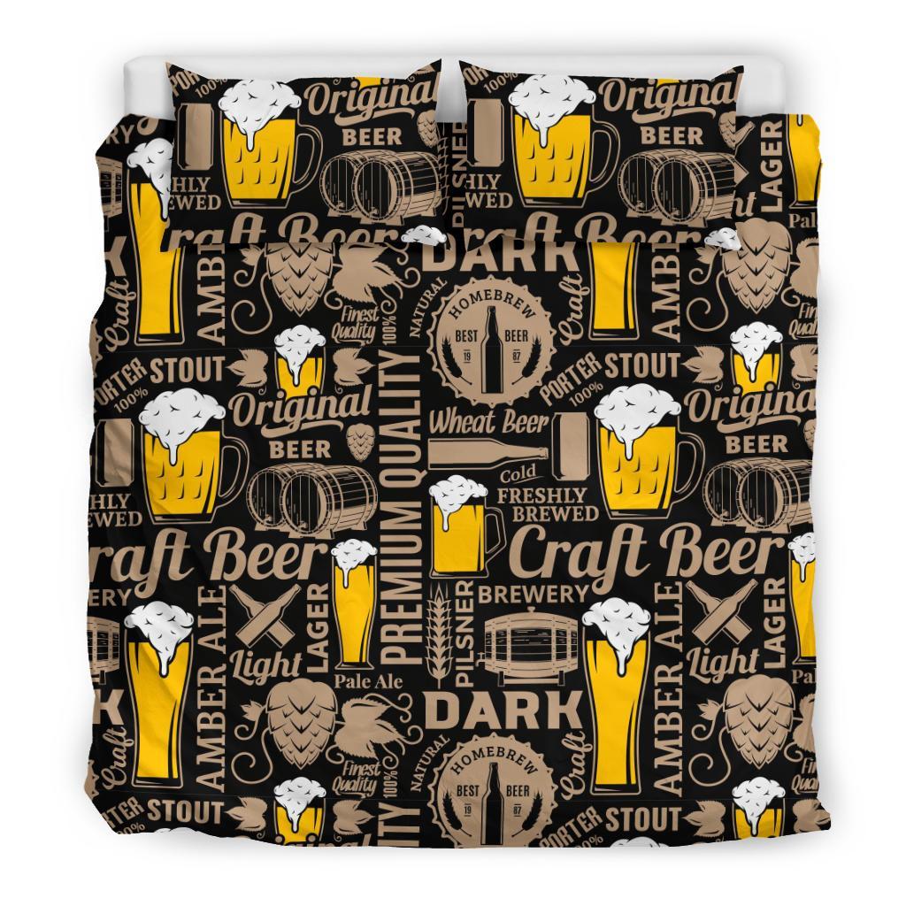 Beer Bedding Set Craft Beer Premium Quality Pattern Duvet Covers