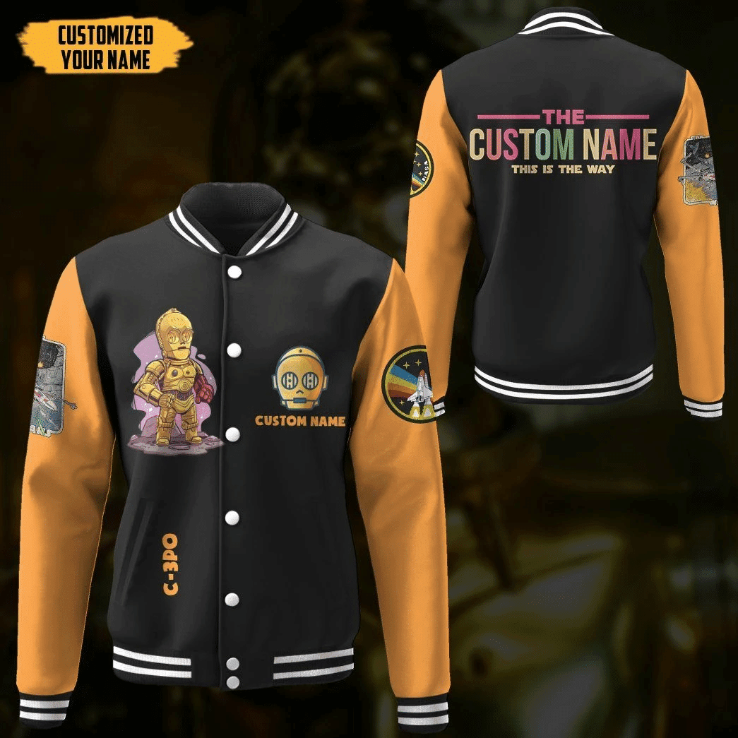 Gearhumans 3d Star Wars Custom Name Baseball Jacket 14