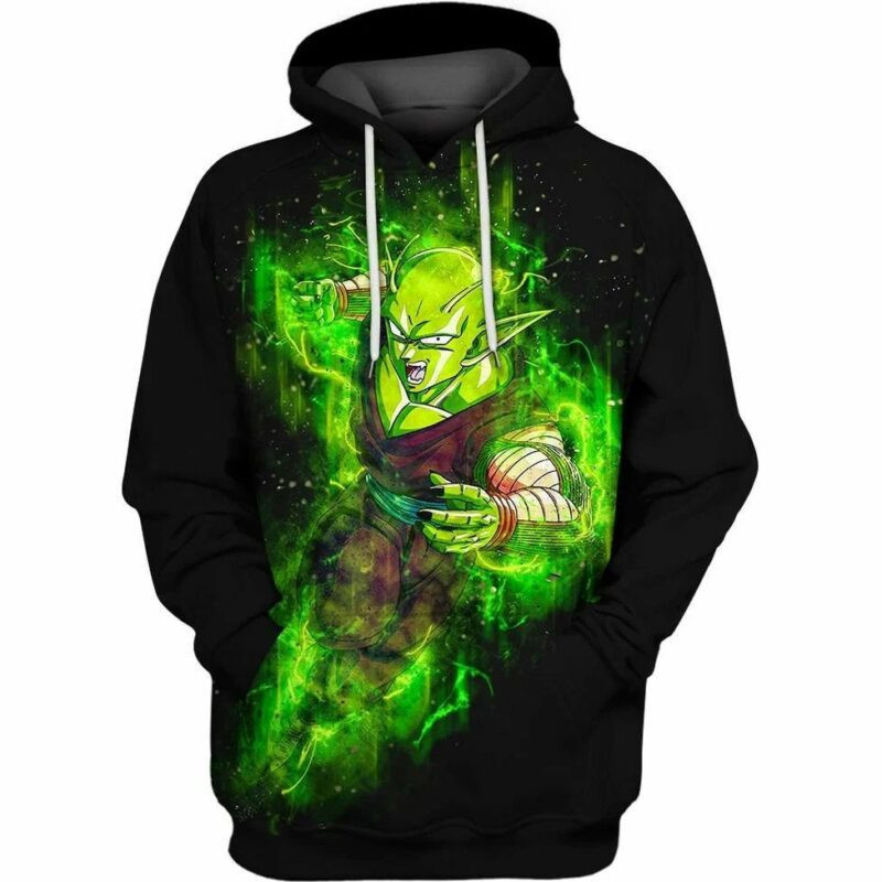 Piccolo Super Saiyan Dragon Ball Z Over Print 3d Hoodie Zip Hoodie 3