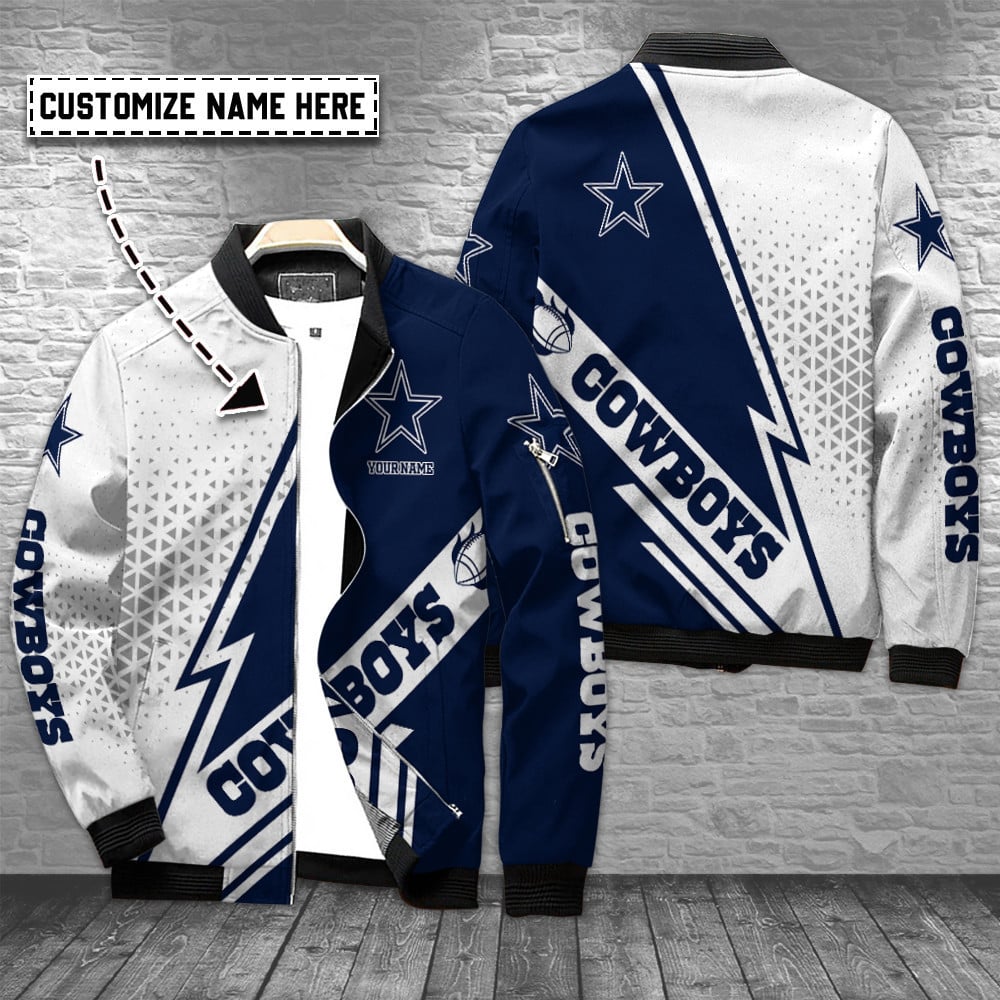 Cowboys Personalized Bomber Jacket BG715