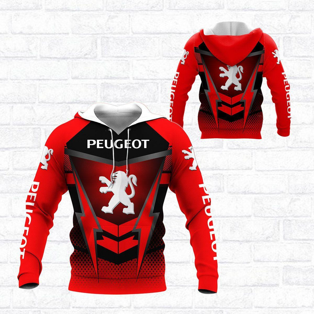 Peugeot Shirt 461, 3d Hoodie Zip Hoodie