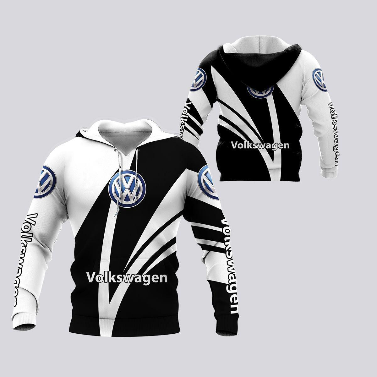 Volkswagen Shirt 1001, 3d Hoodie Zip Hoodie