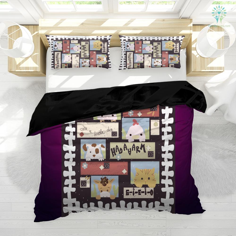 Farmer Bedding Set Old McDonald Had A Farm Duvet Covers