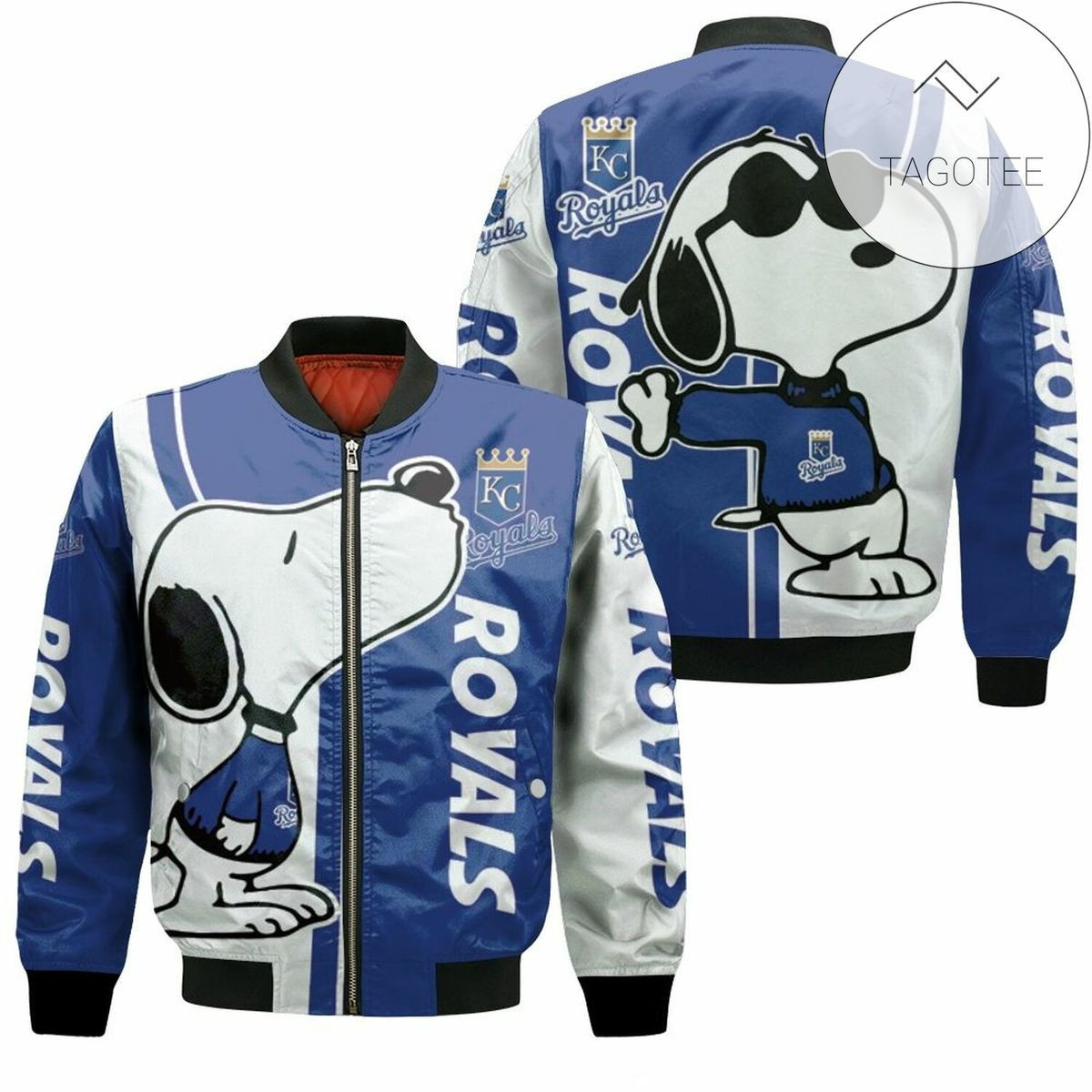 Kansas City Royals Snoopy Lover Bomber Jacket