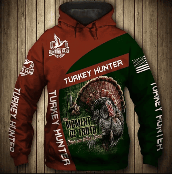 Hunteraholic 3D All Over Print Hoodie & Zip Hoodie