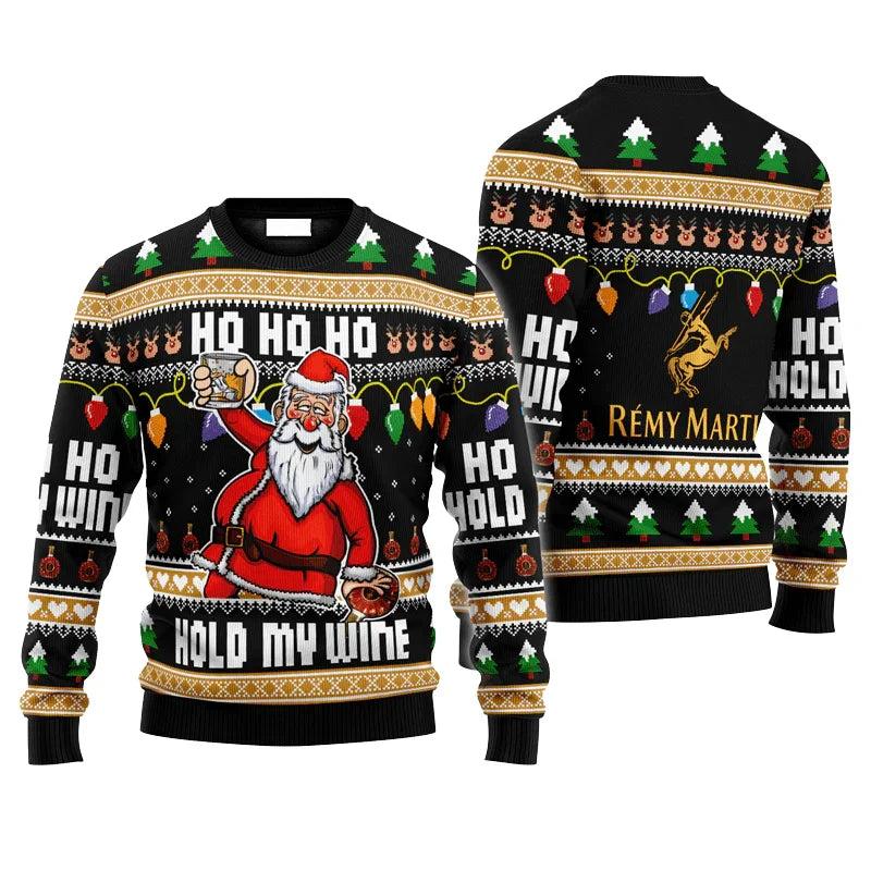 Remy Martin Drunken Santa Ugly Christmas Sweater