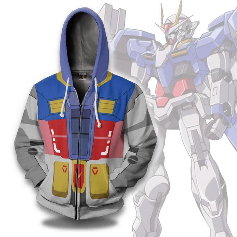 Raiser Cosplay Costumes Mobile Suit Gundam Custom 3D All Over Print Hoodie & Zip Hoodie