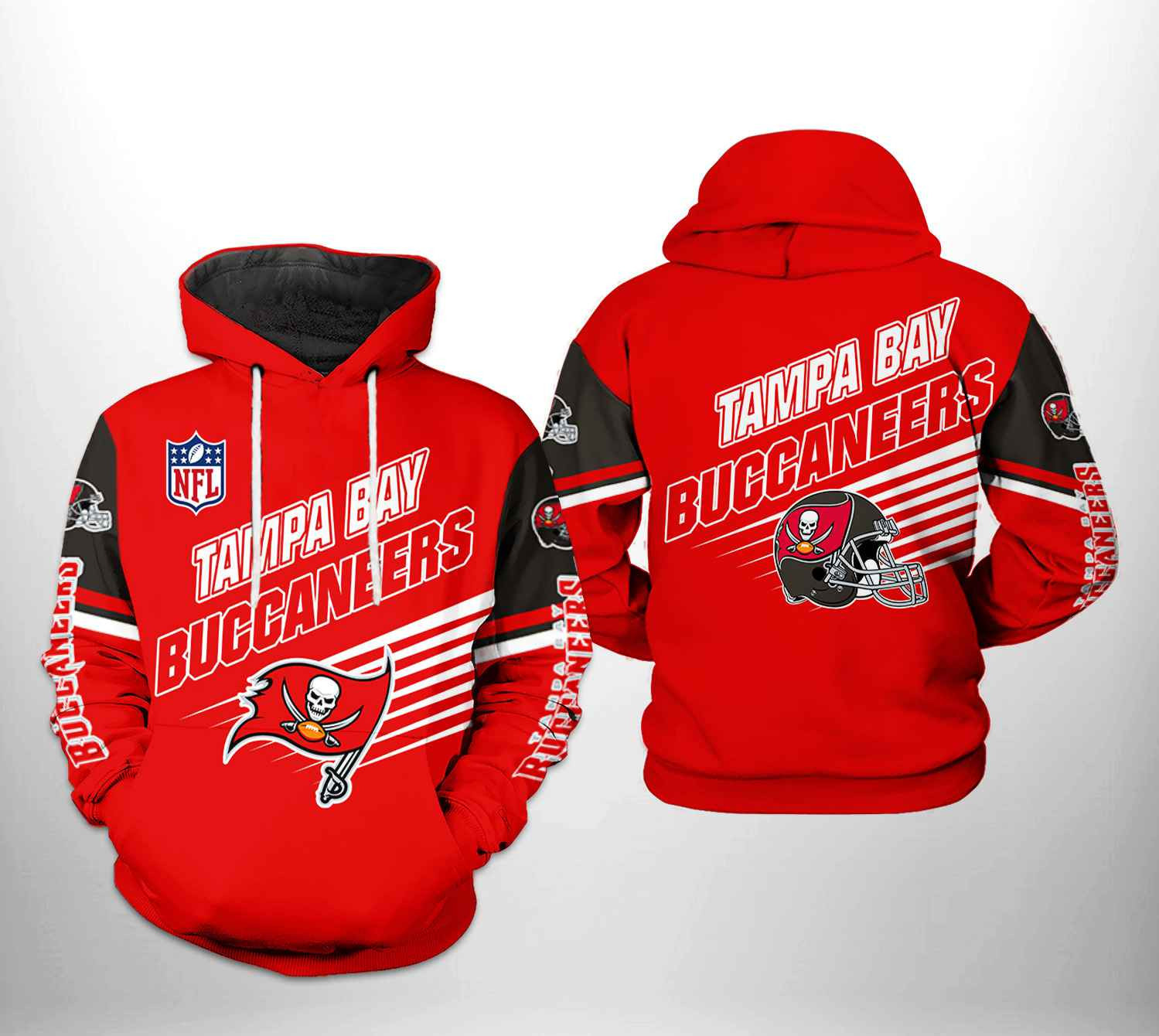 Tampa Bay Buccaneers Team 3D All Over Print Hoodie & Zip Hoodie