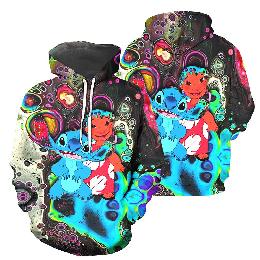 Stitch Art 3D All Over Print Hoodie & Zip Hoodie