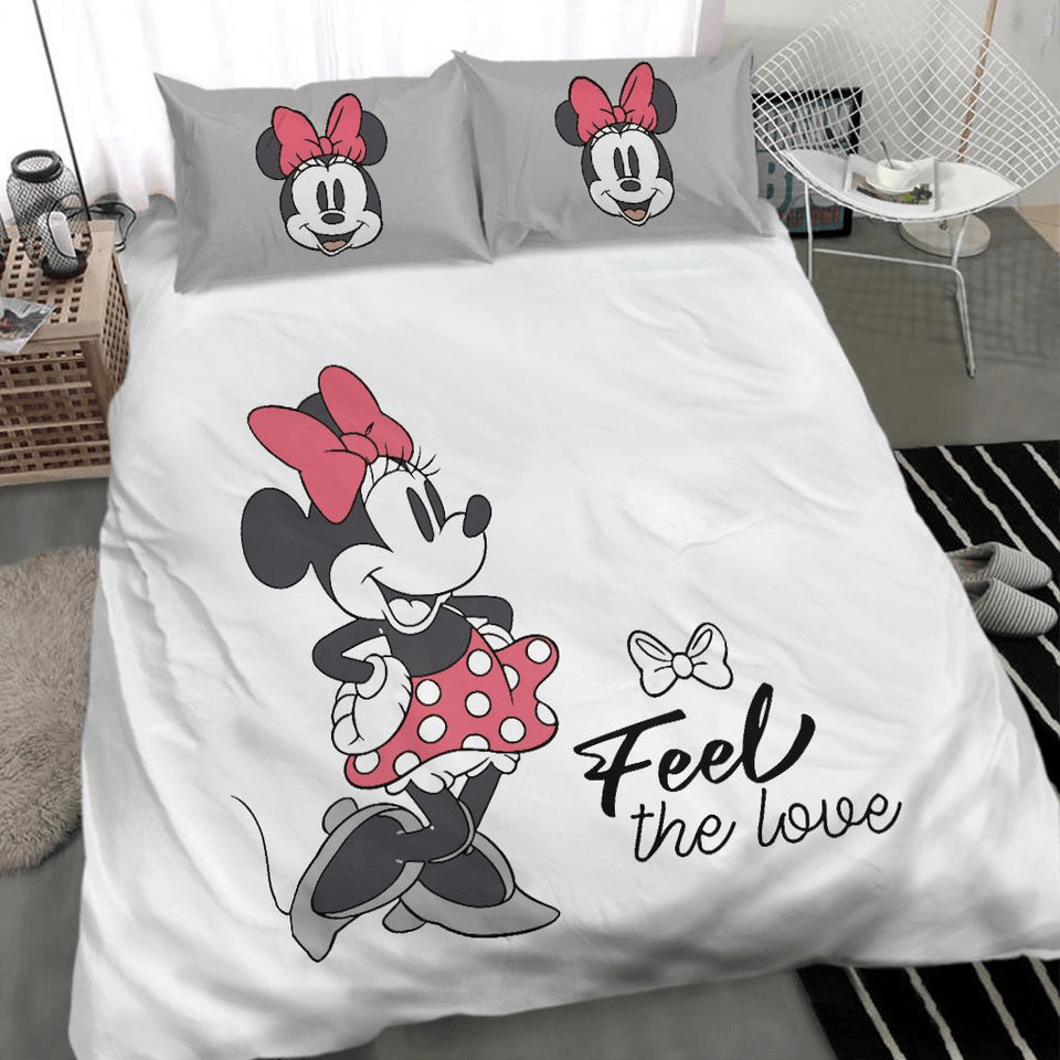 Minnie Bedding Set DN Minnie Feel The Love Duvet Covers
