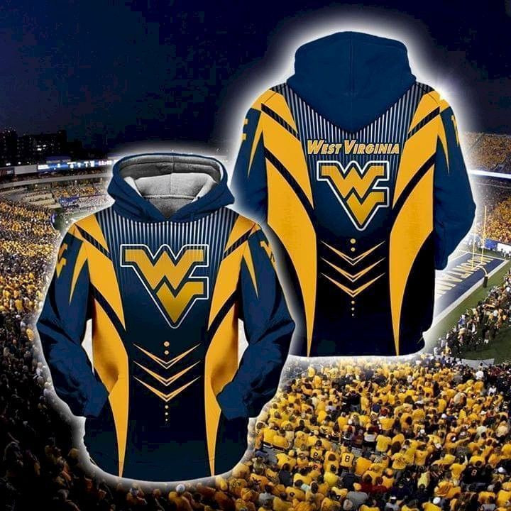 West Virginia Mountaineers For Fan 3D All Over Print Hoodie & Zip Hoodie