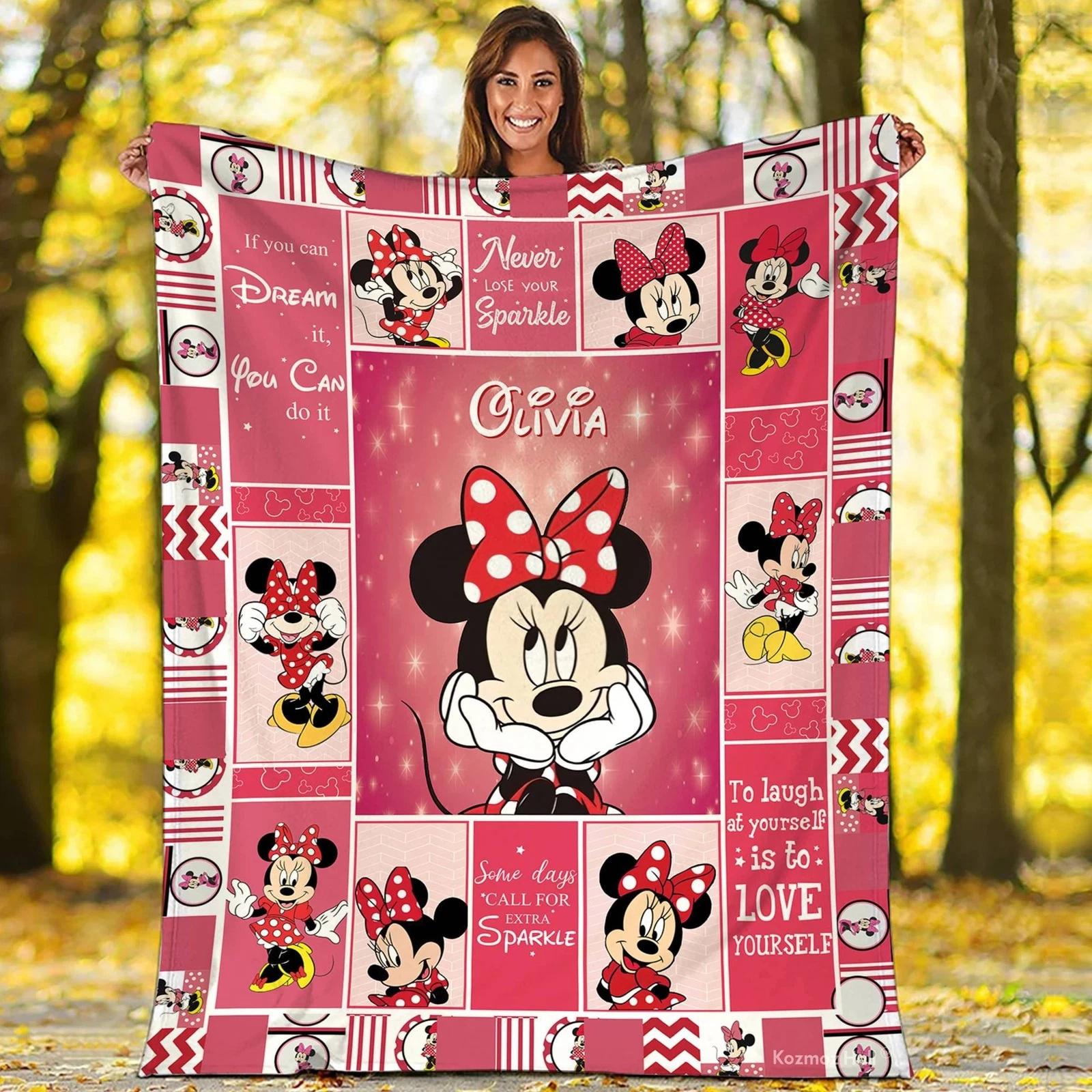 Minnie Mouse Blanket Mickey Minnie Mouse Blanket Mickey And Friends Fleece Sherpa Blanket