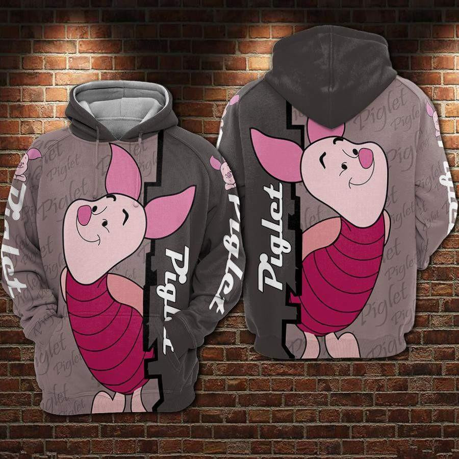 Winnie The Pooh, Piglet Ver28 Aop Hoodie, Zip Hoodie