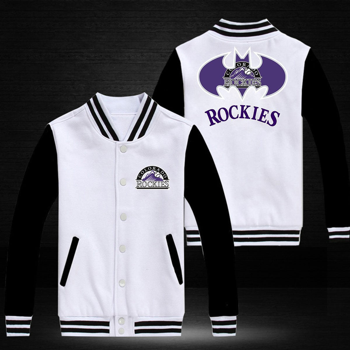 Colorado Rockies Baseball Jacket V2