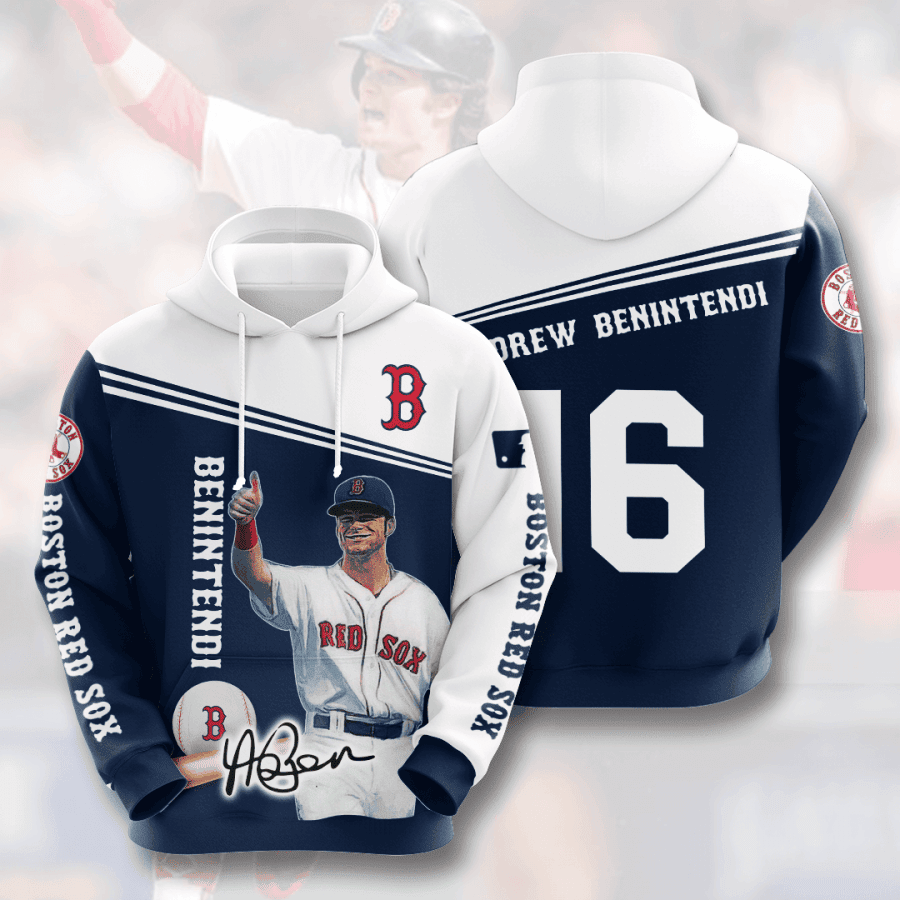 Andrew Benintendi Boston Red Sox 3D All Over Print Hoodie & Zip Hoodie
