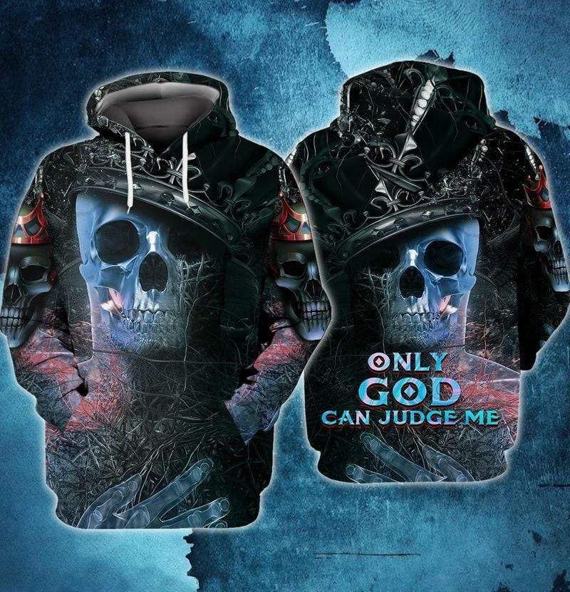 God Only God Can Judge Me Over Print 3d Hoodie Zip Hoodie