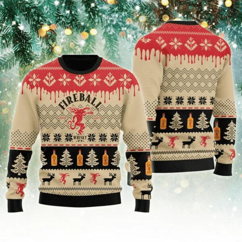 Fireball Christmas Festival Ugly Christmas Sweater