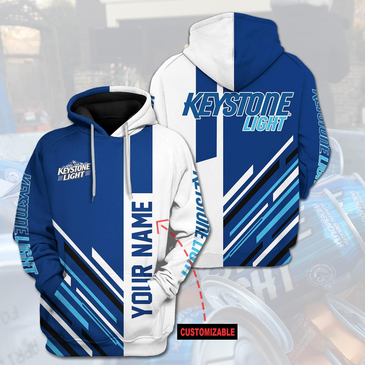 Personalized Keystone Light 3d Hoodie