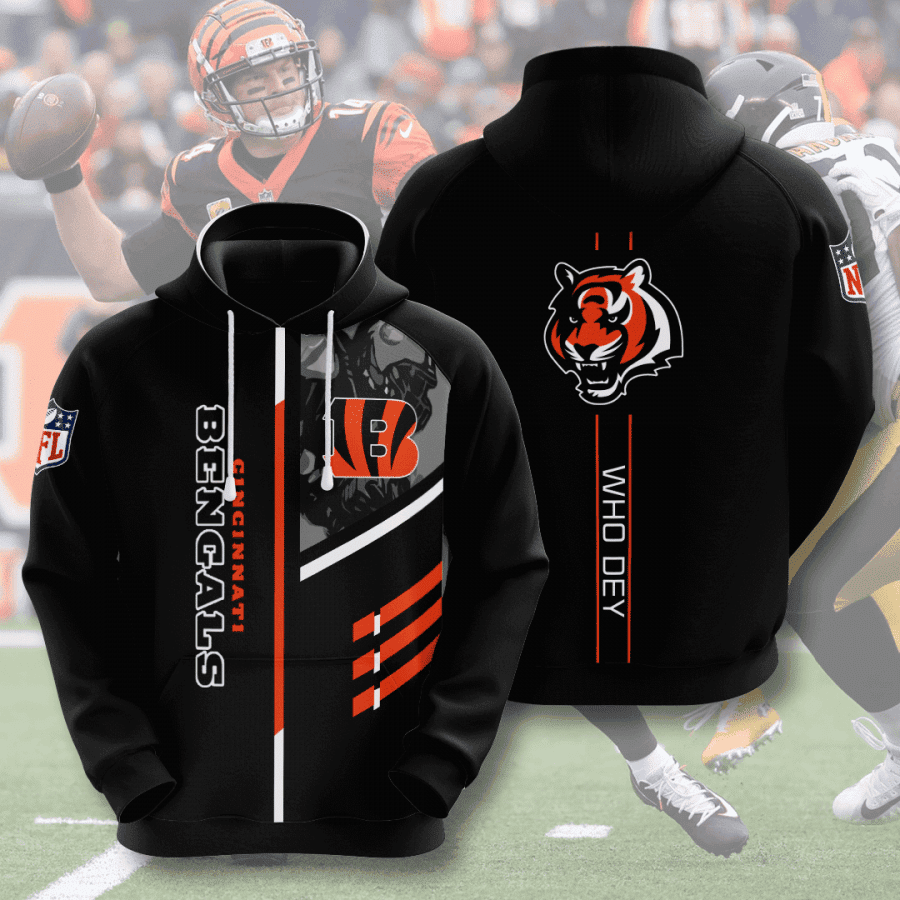 Cincinnati Bengals 3D All Over Print Hoodie & Zip Hoodie