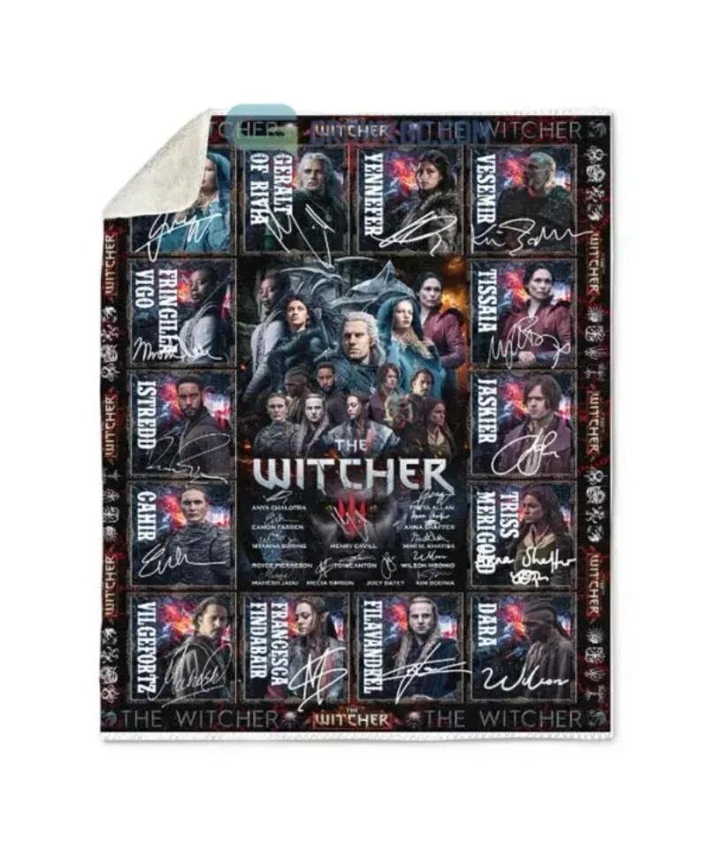 The Witcher Fleece Sherpa Blanket