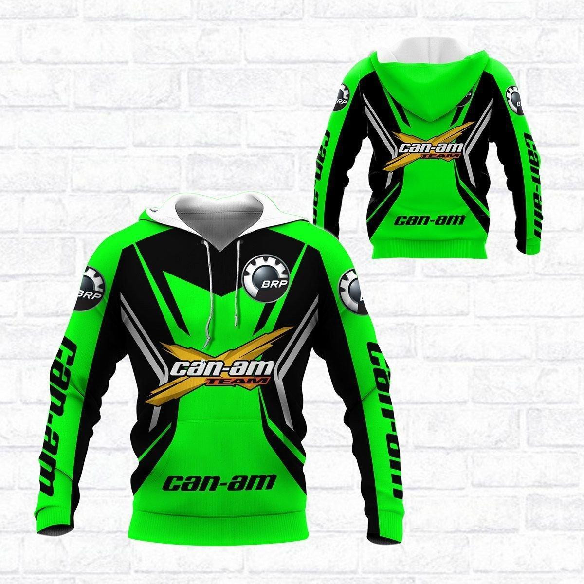 Can-am Brp Shirt 33, 3d Hoodie Zip Hoodie
