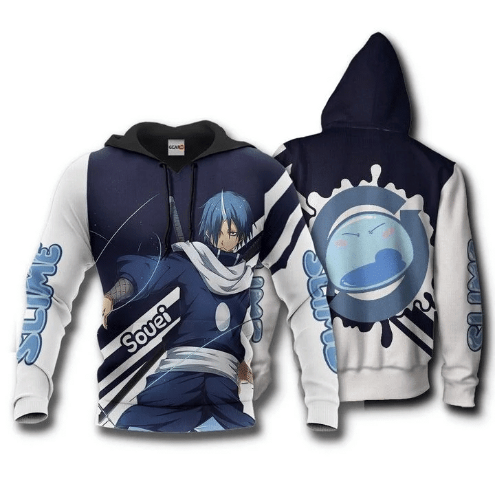 Slime Souei Tensura 3d Hoodie Zip Hoodie
