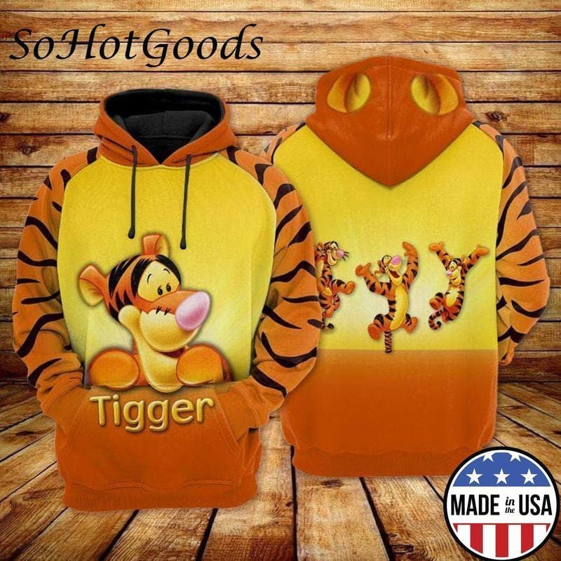 Winnie The Pooh Tigger 3d Hoodie 751