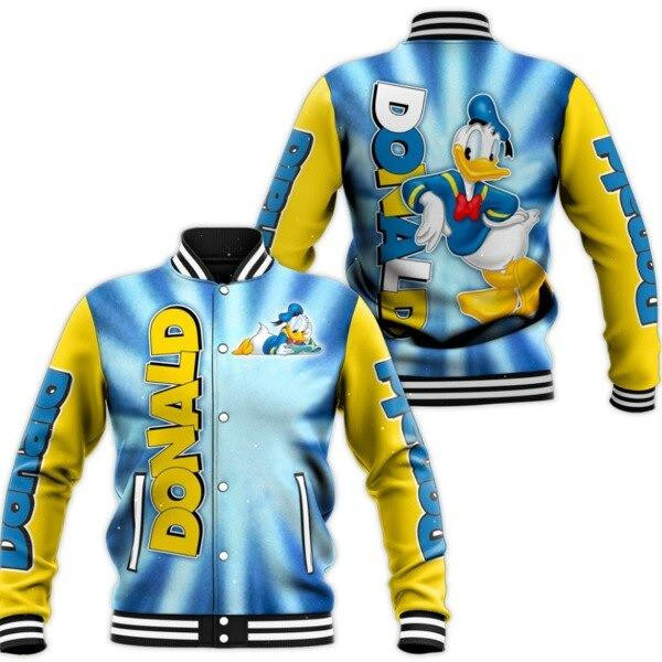 Donald Duck Disney Cartoon Gift Lover Ver2 Baseball Jacket