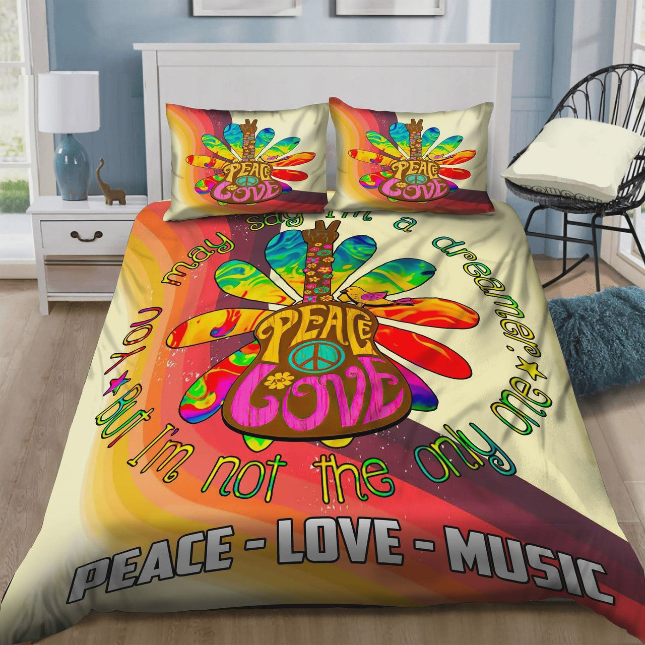 Hippie Bedding Set I’m Not The Only One Duvet Covers