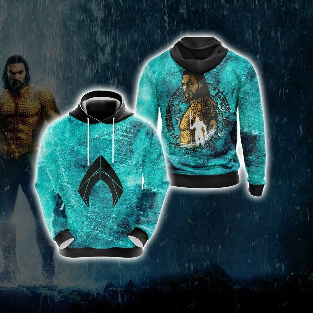 Aquaman Unisex 3D All Over Print Hoodie & Zip Hoodie