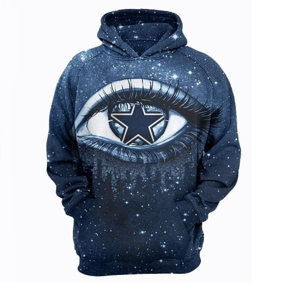 Cowboys Ncaa Football Big Eyes 3D All Over Print Hoodie & Zip Hoodie