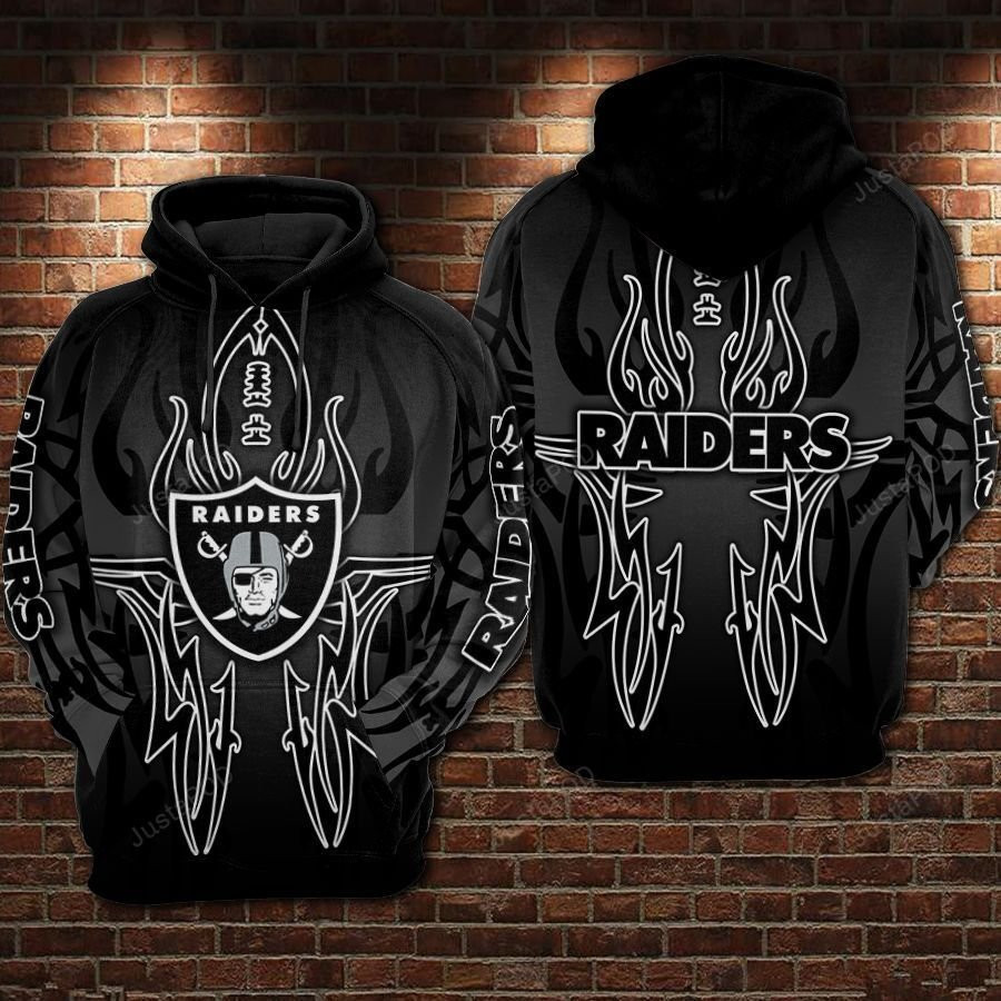 Oakland Raiders Football Dx 3D All Over Print Hoodie & Zip Hoodie